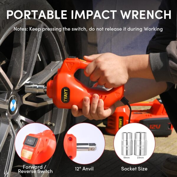 Electric Hydraulic Car Jack Kit
