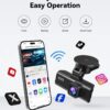 REDTIGER Dash Cam Front and Rear