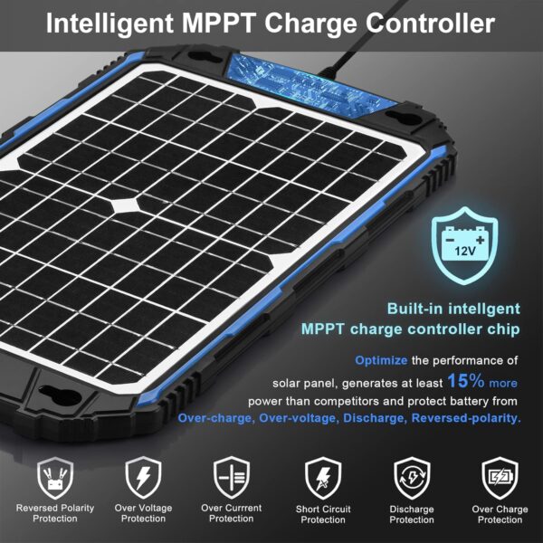 Solar Battery Charger & Maintainer