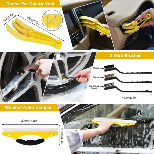 20PCS Car Wash Clean Kit