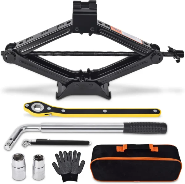 2-Ton Car Scissor Jack Kit